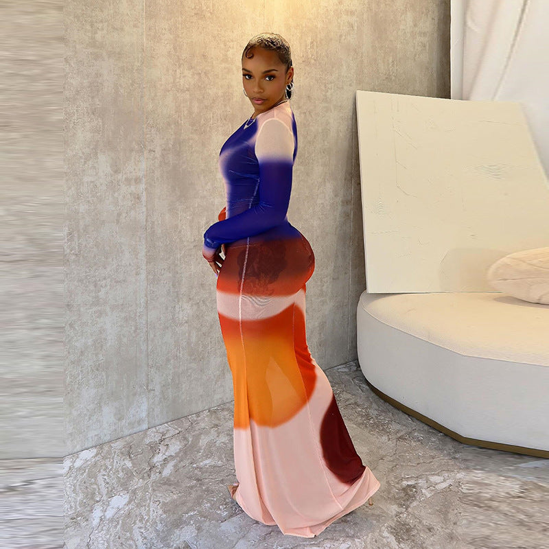 Robe Colorée & Contrastée