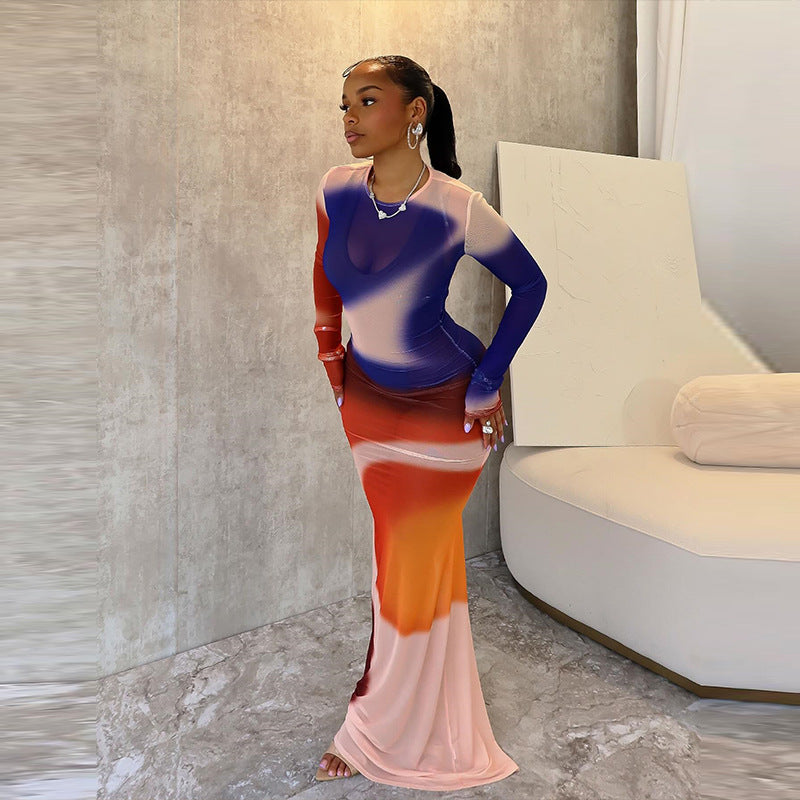 Robe Colorée & Contrastée